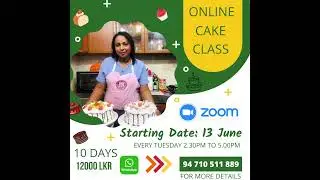 Online Cake Class | June 2023