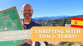 AMAZING THRIFT DAY IN SPAIN | CAN&rsquo;T BELIEVE THE VALUE OF THESE | Outdoor Yard Sale & Thrift Stores