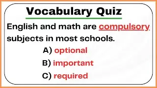 English Vocabulary Quiz | Test Your Skills with 10 Context Clue Questions! 🧠📚