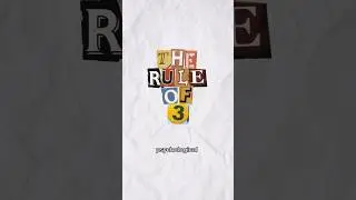 How to use the rule of three in your brand