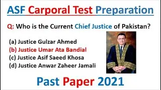 ASF Carporal past paper 2021 | ASF Carporal past paper | ASF Carporal paper
