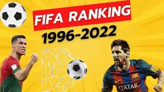 FIFA ranking of Countries from 1996-2022 #viral #football