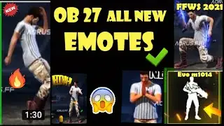 OB 27 ALL NEW EMOTES |FF VISHWA|