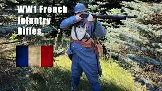 French Infantry Rifles in WW1.