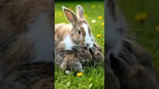 Cute Rabbit Family