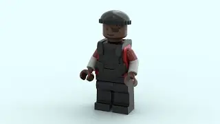 Lego Christmas Burglar Mini fig Build(197)