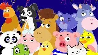 10 Little Animals | 10 Little Animals Rhymes | Animals and sounds | Lulu Kids Channel