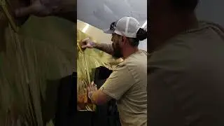 GOLD CHROME TESLA CYBERTRUCK WRAP!! #cybertruck #teslawrap #vinylwrapping #automobile  #wraplife