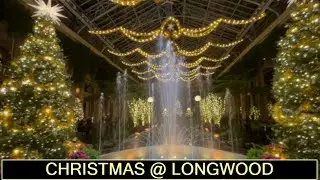 Christmas @Longwood.Gardens !  Happiness of watching Christmas Lights!