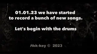 Hok-key - drum recording'23