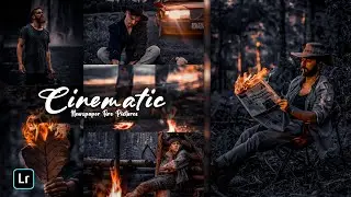 How To Edit Cinematic Photos in Lightroom - Dark Fire Presets | Lightroom Mobile Presets DNG