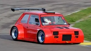 Fiat 126 Proto w/ Honda CBR 1100XX engine - action + on board