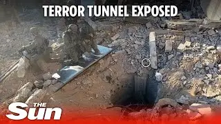 Israel releases video INSIDE Hamas tunnels beneath al-Shifa hospital 'proving' terrorists use site