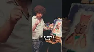 the REAL joy of painting #bobross #painting #parody