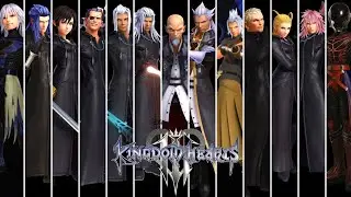Kingdom Hearts 3 ORGANIZATION 13 DATA BOSS BATTLES  (CRITICAL MODE)