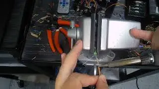 Soldering Switches and LED's for Cable Checker