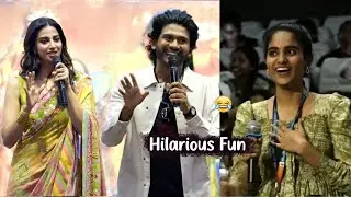 Naveen Polishetty & Meenakshi Chaudhary Fun Interaction With Students | Anaganaga Oka Raju