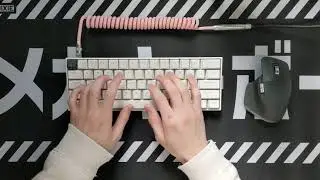 Anne Pro 2 modded w/ Lubed Snow White switches Typing Sound
