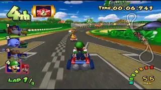 Vulkan vs. Direct3D11 Mario Kart: Double Dash Dolphin Emulator
