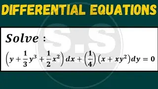 EXACT DIFFERENTIAL EQUATION BY INSPECTION METHOD