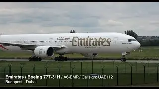LHBP Liszt Ferenc - Ferihegy landings and takeoffs with ATC / Spotter video 777, 320, 321