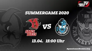 1. Virtuelles Summer Game Livestream Saale Bulls vs. EXA Icefighters Leipzig am 13.4.2020
