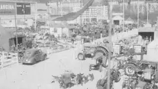 La veille de l'ouverture de la foire de Lyon