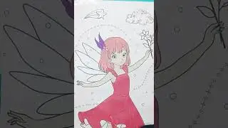 Fairy Girl Coloring #coloringvideo #cartoon #youtubevideo #trendingvideo #viral #yt #ytindia 