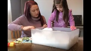 Snow Sensory Bin