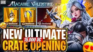 NEW MACABRE VALENTINE ULTIMATE CRATE OPENING! | 15,000 UC SPENT FOR FULL SET! 🔥 BGMI