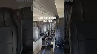 Inside CRJ 900 #americanairlines #crj900 #flying