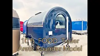 Заказной прицеп для еды: модель Rounder 10 футов с прицепами для еды Arete