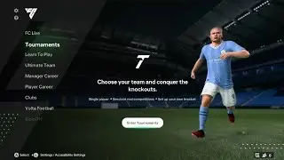 EA Sports FC 24 - Start Up Screen + FULL MENU Walkthrough (PS5, XBOX, PC, PS4)