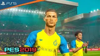 PES 2019 - AL NASSR vs Riyadh Season |OPTION FILE 22/23 |Gameplay(PS5)