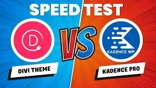 Divi vs Kadence - which page builder loads faster? Expert Analysis