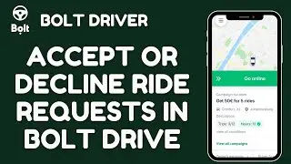 How to Accept or Decline Ride Requests in Bolt Driver App 2025?