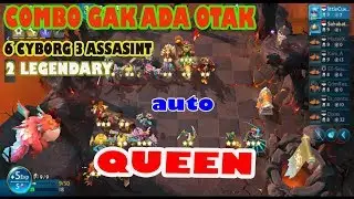 best combo chess rush cyborg + legendary for QUEEN