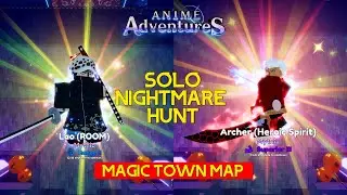 SOLO NIGHTMARE HUNT [ ARCHER, LAW, FUJI ] ROBLOX ANIME ADVENTURE INDONESIA