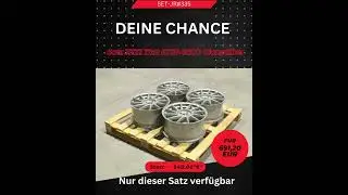 🚨 ANGEBOT &ndash; NUR EINZIGER SATZ! 🚨✨ Satz JR22 Felgen ✨ 7