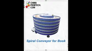 #chinaprintech Spiral Conveyor for Books