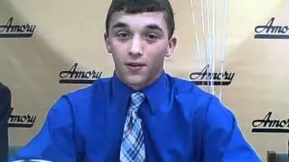 Amory senior Zach Khima signs with RIASA