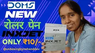 Is This the BEST 10 Rupee Roller Pen? DOMS INXJET Unboxing!