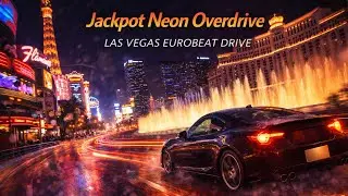【ラスベガス ユーロビート】Jackpot Neon Overdrive | Las Vegas EUROBEAT DRIVE / ラスベガス・ストリップ ナイトラン