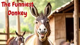 The cutest animals in the village : Donkey, Dog, Horse, Chicken and Rooster | Animals sound