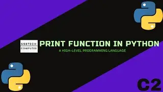 Python Function 1|| Print Function || Syntax, Name Error|| ssbtechcomputer