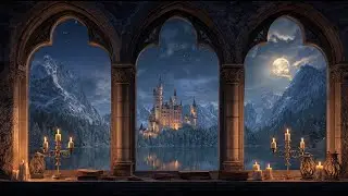 ❄️ Winter Castle Ambience &ndash; Relaxing Music & Gentle Snow for Sleep, Study & Meditation
