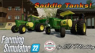 Saddle Tanks for EY's John Deere|𝗙𝗦𝟮𝟮|by EY Modding