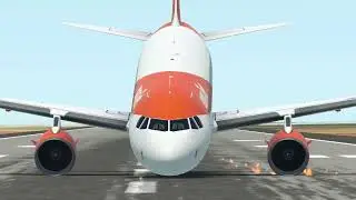 EasyJet Airbus A320 Belly Landing
