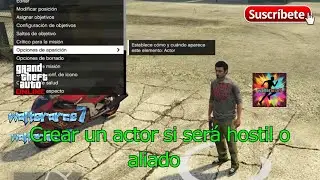 GTA Online Crear un actor si ser&aacute; hostil o aliado  Untitled video Nuevo creador de misiones aqui, co