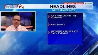 WPRI 12 Weather Now 1/9/25: Icy spots early; rain arrives this evening